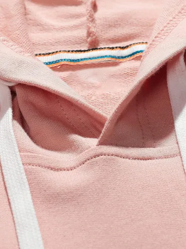 Vista 3 de SOLY HUX Sudadera con capucha para hombre con estampado de letras, manga larga, cordón, Caqui