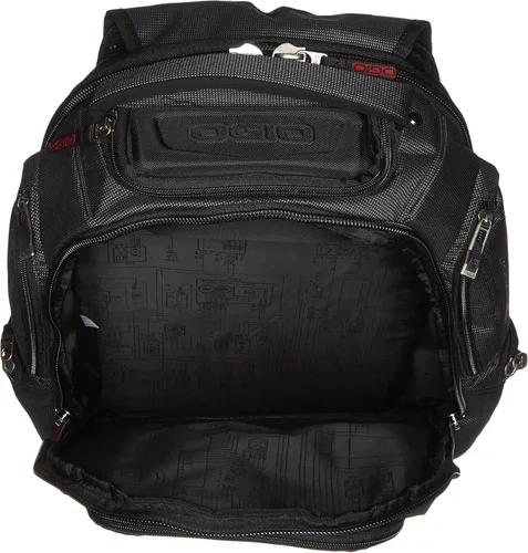 Vista 3 de Mochila Renegade para computadoras portátilestabletas de Ogio con RSS, negro, L