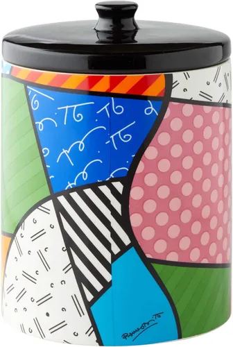 Vista 4 de Enesco 6004975 Disney by Britto Mickey Mouse - Tarro para galletas, 9.5 pulgadas, multicolor