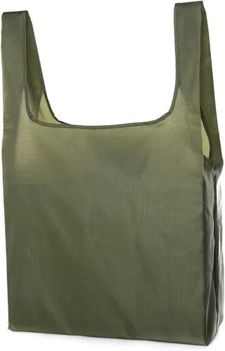 Vista 4 de Mato & Hash Bolsas de compras reutilizables Bolsa de compras plegable grande, bolsa de compras resistente