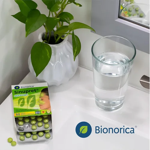 Vista 5 de Sinupret Adulto Strength Sinusal + Apoyo Inmunitario Todo Natural, De Acción Rápida Hierbas Pasaje Nasal Y Suplemento De Impulso De La Inmunidad Con