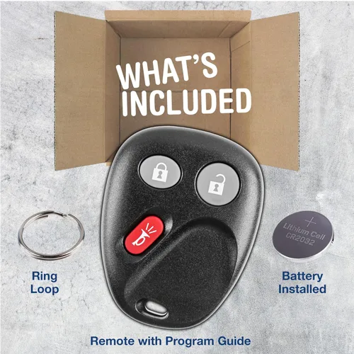 Vista 3 de KeylessOption Llavero para 2002 2003 2004 2005 2006 2007 2008 2009 Chevrolet Chevy Trailblazer GMC Envoy Oldsmobile Bravada Buick Rainier, 4 botones