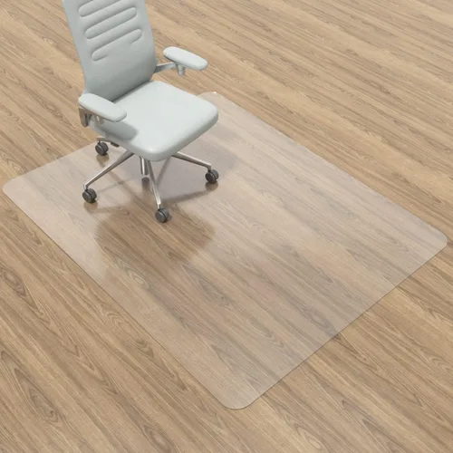 Vista 12 de 100pointONE Tapete para silla de oficina para suelos de madera dura, tapete para silla de computadora de fácil deslizamiento, protector de suelo