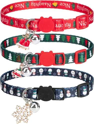 Vista 17 de PUPTECK Airtag - Collar de gato ajustable con campanas, collar de gatito ajustable para niñas y niños pequeños, cachorro, conejito, bonito accesorio