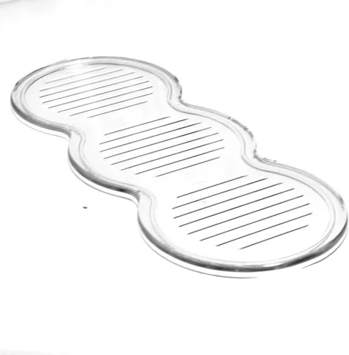 Vista 4 de Cubiertas de lente de PC LED blancas de 5 pulgadas 2 unids 10 W LED barra de luz cubre cubo LED cubiertas protectoras de policarbonato luz barra