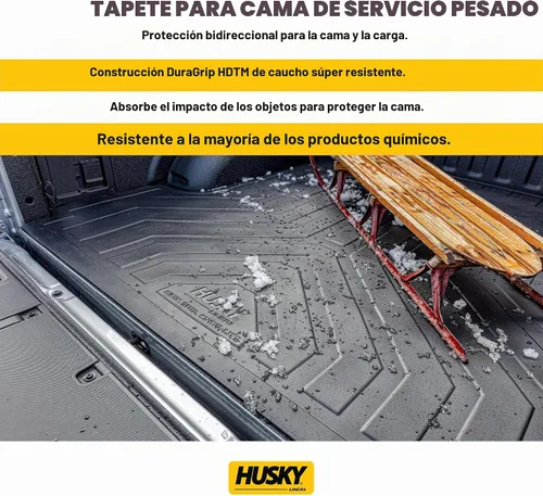 Vista 2 de Husky Liners Forro para Cama Personalizado Se ajusta a Chevrolet Silverado 2014-2018 y GMC Sierra 1500 2014-2018 (176 cm, 1.75 m de cama) 1