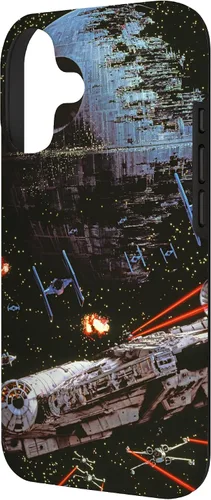 Vista 2 de Star Wars Return of the Jedi Death Star II Battle - Carcasa negra para iPhone 17