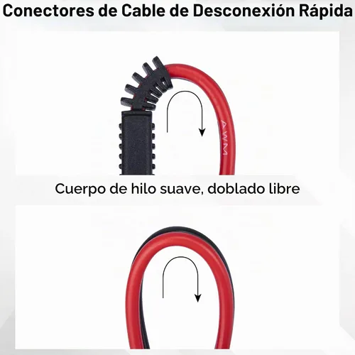 Vista 6 de 5 PCS 10 Gauge Quick Disconnect Polarized Wire Harness