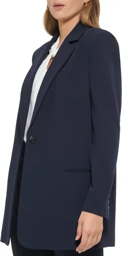 Vista 3 de Tommy Hilfiger Blazer casual de negocios con dos botones para mujer