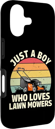 Vista 3 de just a boy who Loves Lawn mowers Funny Gardening Lover Art Case for iPhone 17