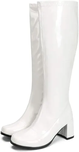 Vista 2 de LIURUIJIA Botas Go Go para mujer sobre la rodilla, talón con cremallera, XZ-YX-01-XK