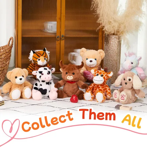 Vista 6 de Oso de peluche de 12 pulgadas con latido grabado, juguete de voz grabador de peluche, oso suave de peluche esponjoso, regalos de mensajes