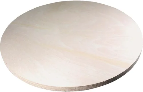 Vista 4 de Madera contrachapada redonda de madera americana para mesas redondas 17-3/4 " X 3/4