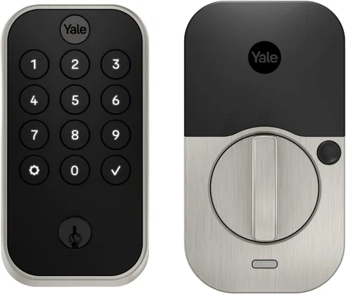 Vista 11 de Yale Assure Lock 2, Cerradura de Pestillo de Puerta de Entrada sin Llave Negro Gamuza con Teclado Electrónico con Pantalla Táctil para Entrada