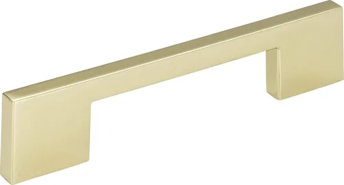 Vista 5 de Atlas Homewares A867-CM Colección Successi - Manija cuadrada fina de 5-1/16 pulgadas, color champán
