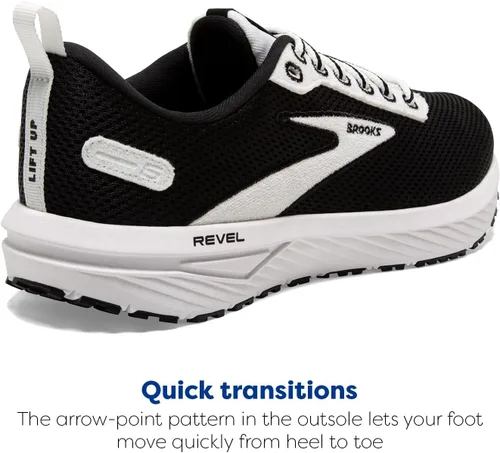 Vista 4 de Brooks - Tenis Revel 6 de correr neutros para mujer