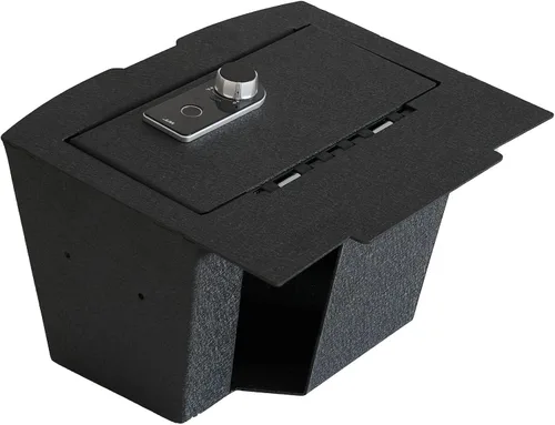 Vista 9 de Caja Fuerte para Consola Central - Caja Fuerte para Pistola de Consola KEREN Compatible con Dodge Ram 1500 2500 3500 2013-2018 con Reproductor