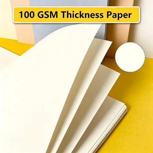 Vista 6 de Smilo Paquete de 1 cuaderno en espiral A5 en blanco de 160 páginas con tapa dura transparente de 100 GSM, papel grueso para bocetos, escritura