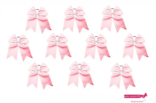 Vista 31 de Kenz Laurenz Lazos grandes para el pelo de 7 pulgadas, accesorios clásicos grandes para adolescentes, mujeres y niñas, animadoras de sóftbol