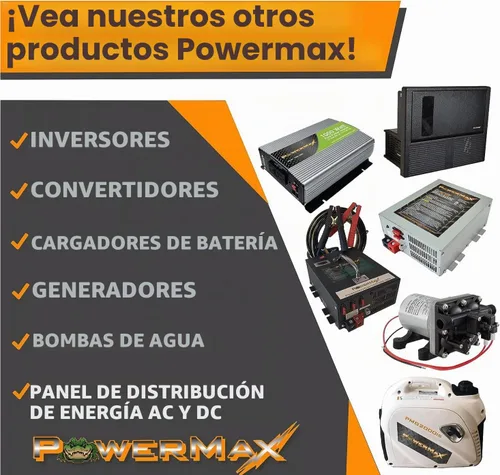Vista 8 de PowerMax 35 Amp Convertidor de energía para RV Cargador de batería inteligente de 4 etapas de 12V 110V AC a 12V DC Salida ajustable