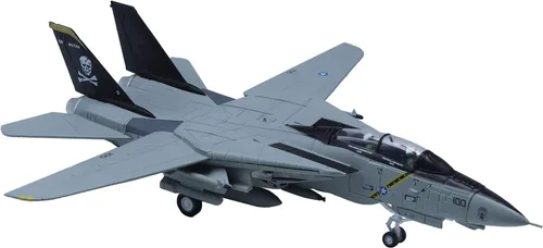 Vista 4 de 1/100 F-14 Tomcat Skeleton Fighter Modelo de avión militar fundido a troquel modelo de avión militar