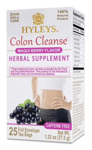 Vista 18 de Hyleys Colon Cleanse Tea Sabor Acai Berry - 25 bolsas de té (paquete de 1)