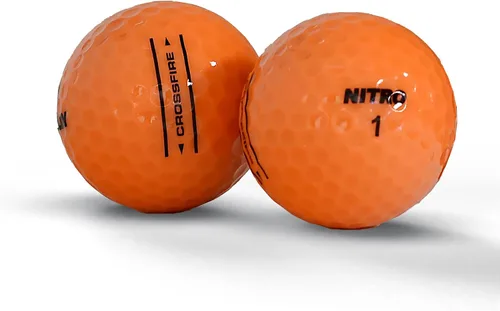 Vista 2 de Nitro Crossfire 45 - Pelotas de golf, paquete de 45, color naranja