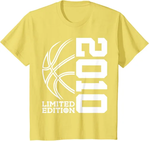 Vista 85 de Camiseta de baloncesto de 13 cumpleaños edición limitada 2010, Negro