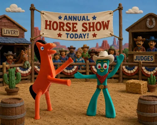 Vista 4 de NJ Croce Gumby & Pokey - Mini par flexible