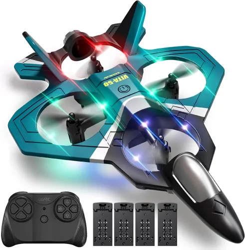 Vista 23 de 4DRC RC Planes Aviones de control remoto para niños y adultos, negro, 2