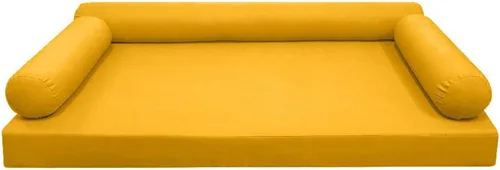 Vista 2 de Cover ONLY-Style 6 - Fundas de almohada para colchón de sofá cama para exteriores, borde de cuchillo, tamaño matrimonial, AD108