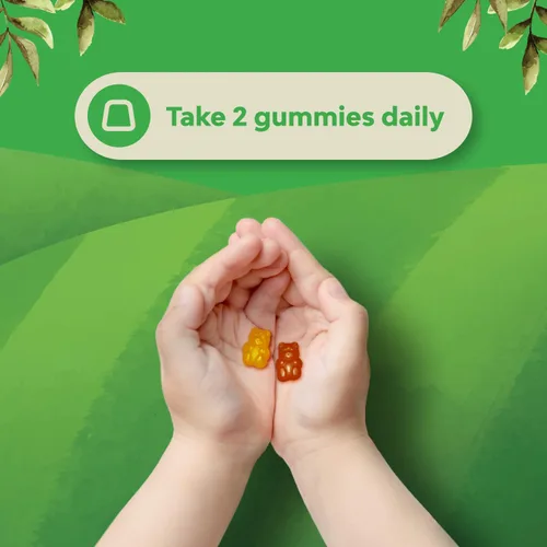 Vista 9 de Paquete de gomitas para niños, ácidos grasos DHA Omega 3 6 9 para cerebro, fuerza y visión inmunológicas y multivitamínico para apoyo inmunológico