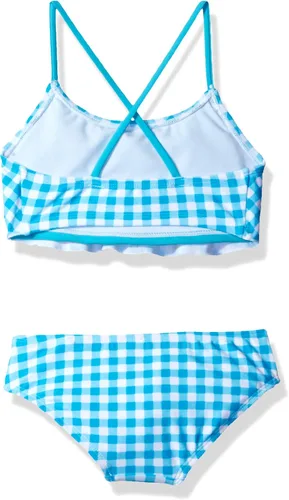 Vista 2 de Kanu Surf Girls' Lilly Flounce Bikini Beach Sport 2 Piece Swimsuit