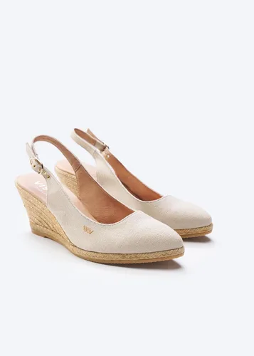 Vista 2 de VISCATA Palomera - Sandalias de lona para mujer con hebilla