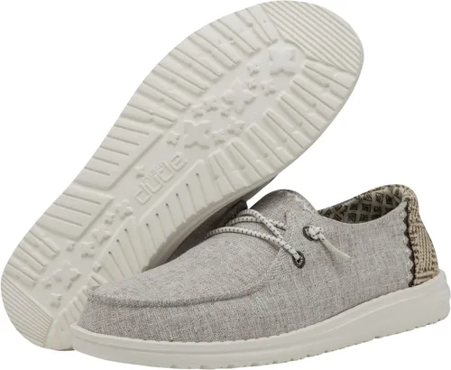 Vista 3 de Hey Dude Wendy Chambray Mocasines para mujer