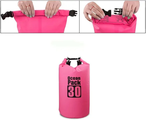 Vista 6 de Bolsa seca flotante impermeable Bear Outdoor, para canotaje, kayak, senderismo, snowboard, acampada, rafting, pesca y excursionismo