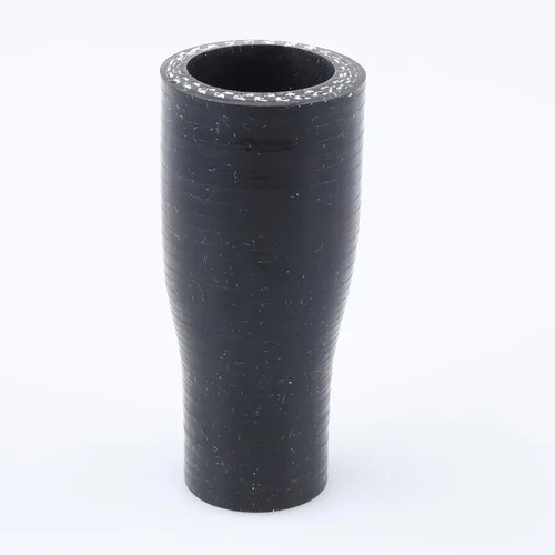 Vista 97 de AC PERFORMANCE ID de 1" a 1/2" (25mm a 13mm) Manguera de silicona recta reductora de 3 capas reforzada negra, 3" de longitud Negro