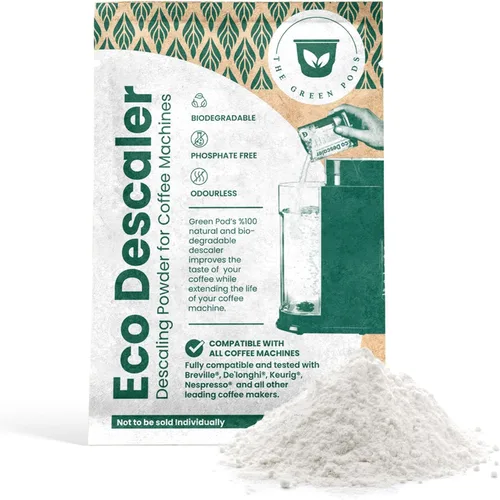 Vista 3 de Eco Descaler - Descalcificador de cafetera compatible con Nespresso, Keurig, Breville, DeLonghi y todos los demás, polvo descalcificador