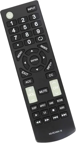 Vista 3 de NS-RC4NA-18 - Control remoto de repuesto para Insignia TV NS-22D420NA18 NS-32D220NA18 NS-32D311NA17 NS-40D420MX18 NS-40D420NA18 NS-49D420MX18