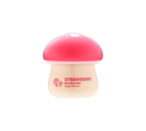 Vista 2 de TONYMOLY Exfoliante de azúcar de hongos y fresa: exfoliante facial y corporal con extractos de fresa y hongos, gránulos de azúcar y vitamina C