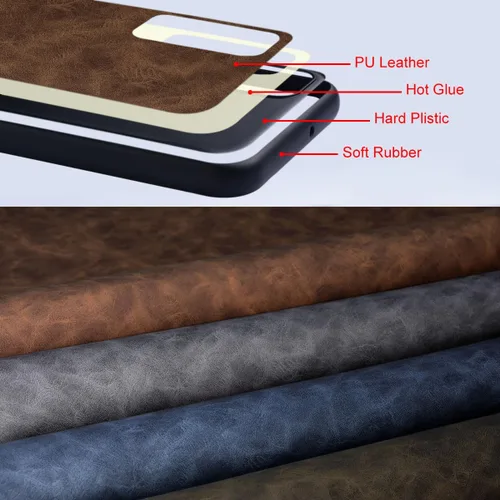 Vista 4 de Funda para Google Pixel 8 Pro, funda de cuero premium con diseño retro para Google Pixel 8 Pro 5G (marrón)