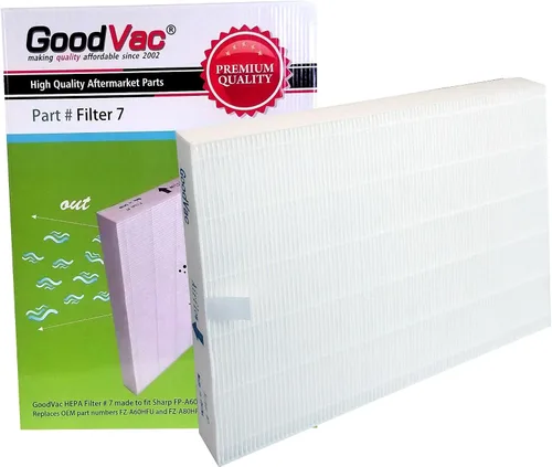 Vista 3 de Repuesto para filtro de repuesto de carbón activado afilado FZ-A80DFU compatible con FP-A60UW FP-A80UW