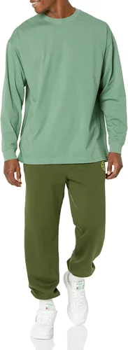 Vista 4 de Tienda Essentials Camiseta de manga larga de gran tamaño para hombre