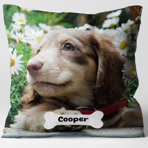 Vista 13 de Almohada personalizada con foto y texto - Regalo conmemorativo personalizado para la familia, aniversario, boda, almohada decorativa de 16 x 16