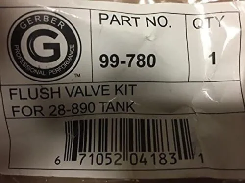 Vista 2 de Gerber G0099780 Válvula de descarga para tanque 28-890