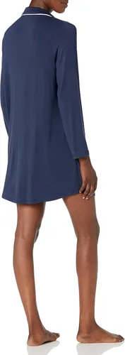 Vista 2 de Tienda Essentials Camisón con ribete para mujer disponible en tallas extragrandes
