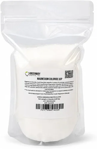 Vista 6 de Greenway Biotech, Inc. Suplemento USP de cloruro de magnesio orgánico 100% comestible Cloruro de Magnesio Comestible Powder (grado farmacéutico)