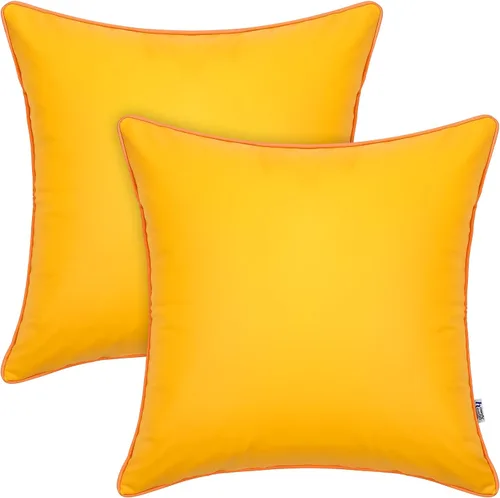 Vista 20 de Paquete de 2 fundas de almohada para exteriores de 12 x 20 pulgadas, resistente al agua, de piel de silicona, resistente a los rayos UV, resistente