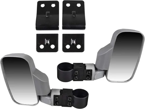 Vista 9 de NICHE Blue Offroad - Juego de espejo retrovisor lateral para vehículo utilitario lateral x lateral UTV con barra de jaula antivuelco Pro-Fit For