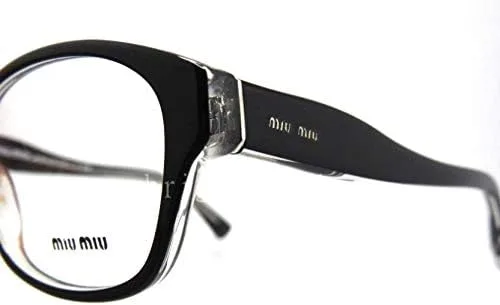 Vista 3 de Miu Miu Lentes MU03IV - 2AF1O1 Negro-Cristal-2.087in, Negro cristal, 5316140